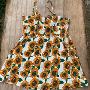Sunflower sun dress 2x